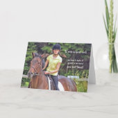 RIDING GRACE Greeting Card サンキューカード (正面)