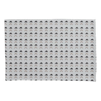 Riding helmet and crops clock 枕カバー