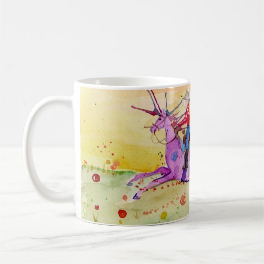 Riding into Eternity コーヒーマグカップ (左)