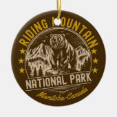 Riding Mountain National Park - Canada セラミックオーナメント (正面)
