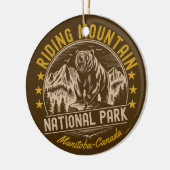 Riding Mountain National Park - Canada セラミックオーナメント (左)