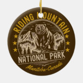 Riding Mountain National Park - Canada セラミックオーナメント (裏面)