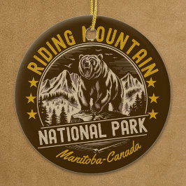 Riding Mountain National Park - Canada セラミックオーナメント