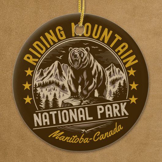 Riding Mountain National Park - Canada セラミックオーナメント