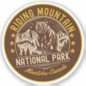 Riding Mountain National Reserve – Canada シール (正面)