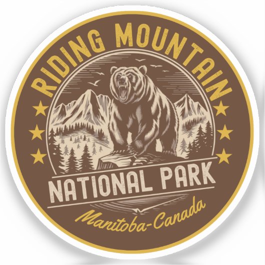 Riding Mountain National Reserve – Canada シール (正面)