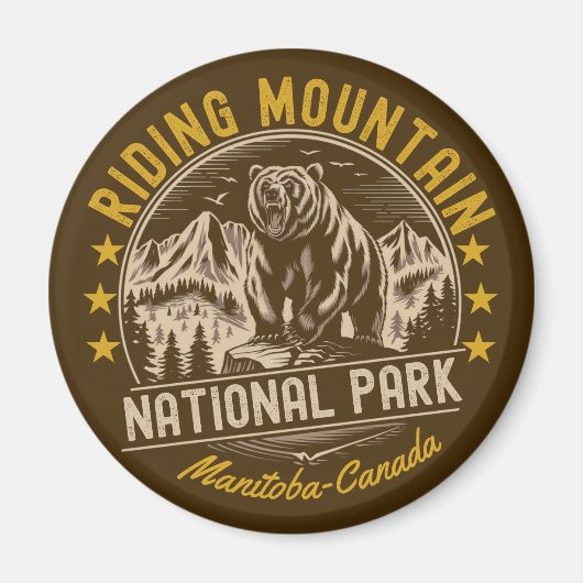 Riding Mountain National Reserve – Canada マグネット (正面)