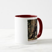 RidingHoodおばあちゃんのドアで マグカップ (正面右)