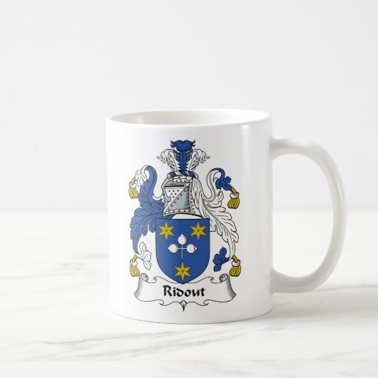 Ridoutの家紋 コーヒーマグカップ (右)