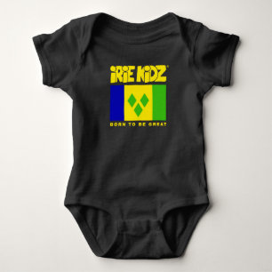 RiE kiDZ® St.ビンセント旗ベビーボディースーツ ベビーボディスーツ