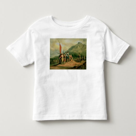 Riebeeck 1月vanの着陸 トドラーTシャツ (正面)