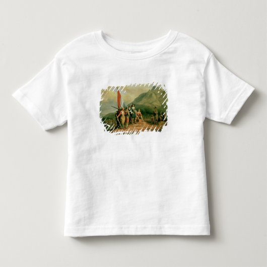 Riebeeck 1月vanの着陸 トドラーTシャツ (正面)