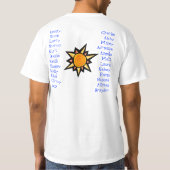 Riebelingの家族休暇のTシャツ Tシャツ (裏面)