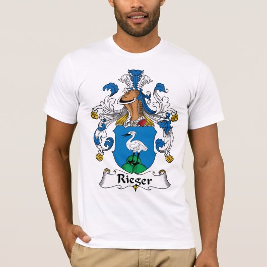 Riegerの家紋 Tシャツ (正面)