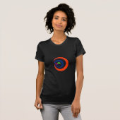Riemannのゼータの赤transparent.gif Tシャツ (正面フル)