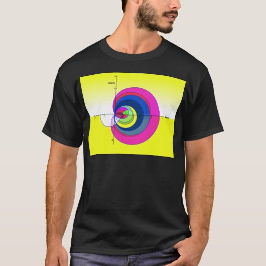 Riemannのゼータ機能yellow.png Tシャツ (正面)