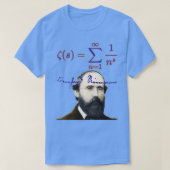 Riemann zeta function  tシャツ (デザイン正面)