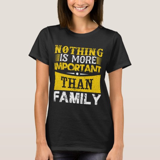 Rien n'est plus important que, la famille tシャツ (正面)