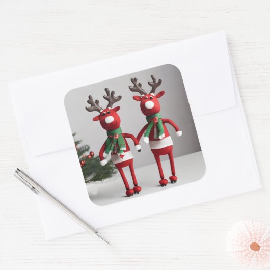 Riendeers スクエアシール (封筒)