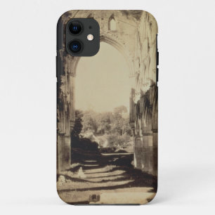 Rievaulxの大修道院、ノースヨークシャー州1854年(セピア色の写真 iPhone 11 ケース