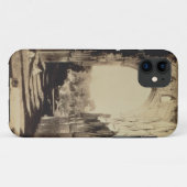 Rievaulxの大修道院、ノースヨークシャー州1854年(セピア色の写真 Case-Mate iPhoneケース (裏面(横))