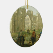 Rievaulxの大修道院、c.1の台なしによって休止しているライダー セラミックオーナメント (右)