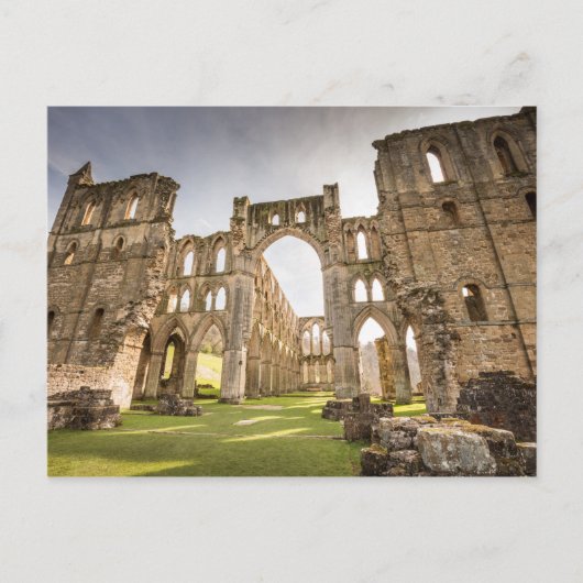 RIEVAULX ABBEY、北ヨークシャー、英国 ポストカード (正面)