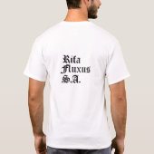 RifaのFluxus S.A. Tシャツ (裏面)