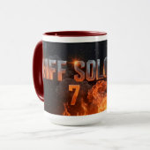 RIFF SOLO 7 PitZillA 溶岩 稲妻 コーヒーマグ マグカップ (正面左)