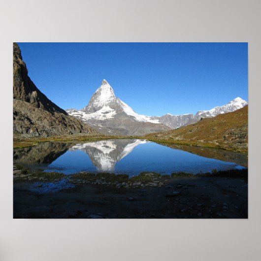 Riffelsee Matterhorn Poster ポスター (正面)