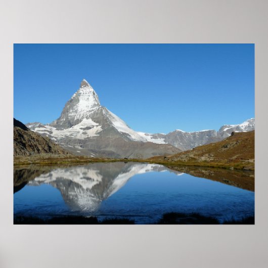 Riffelsee Matterhorn Poster ポスター (正面)