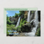 Rifle Falls State Park ポストカード (正面/裏面)