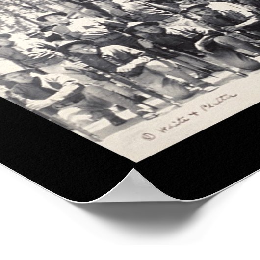 Riflemen WWI写真1917 ポスター (角)