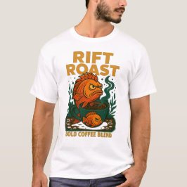 Rift Roast Fish Coffee Tシャツ – はっきりした & おもしろい Caff