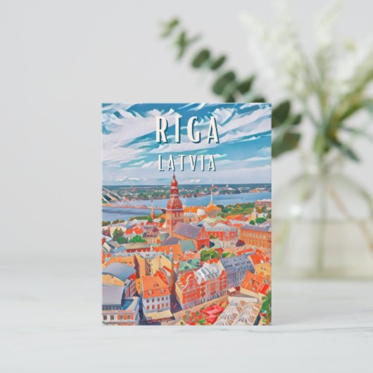 Riga, joyau de la Baltique ポストカード (スタンド正面)