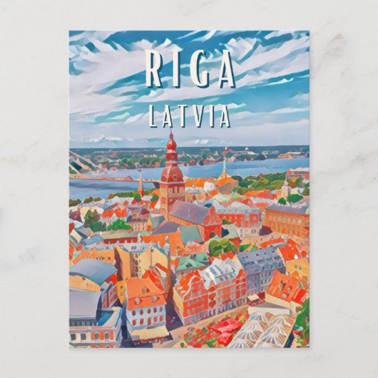 Riga, joyau de la Baltique ポストカード (正面)