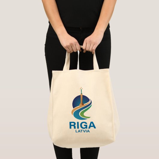 Riga Latvia トートバッグ (正面(商品))