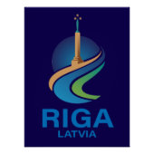 Riga Latvia ポスター (正面)