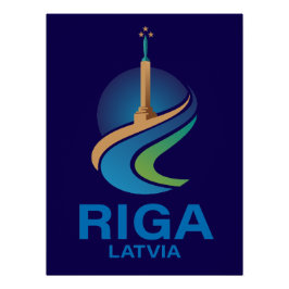Riga Latvia ポスター
