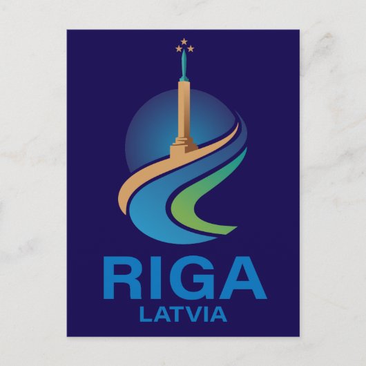 Riga Latvia ポストカード (正面)