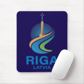 Riga Latvia マウスパッド (マウス)