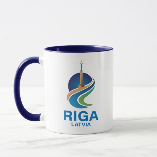 Riga Latvia マグカップ (左)