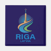 Riga Latvia マグネット (正面)