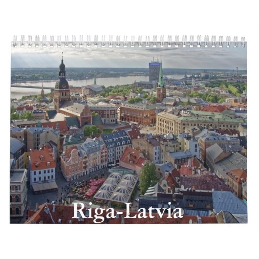 Riga-Latvia Calendar カレンダー (カバー)