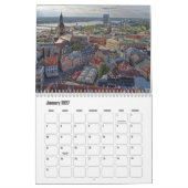 Riga-Latvia Calendar カレンダー (1月 2027)