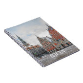 Riga Latvia Notebookのクリスマス ノートブック (右側)