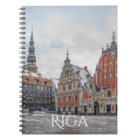 Riga Latvia Notebookのクリスマス ノートブック (正面)