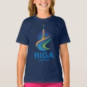 Riga Latvia Tシャツ (正面)
