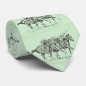 Riger著図解入りの、写真付きのな素晴らしい競馬のタイ ネクタイ (ロール)