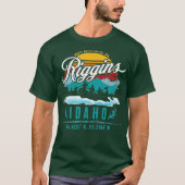 Riggins Idaho River Rafting White Water Capital Tシャツ (正面)